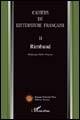 Cahiers de littérature française. Vol. 2: Rimbaud.