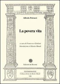 La povera vita - Alfredo Petrucci - copertina