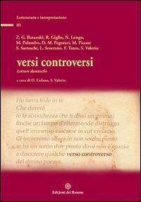 Versi controversi. Letture dantesche - Zygmunt G. Baranski,Giglio,Longo - copertina