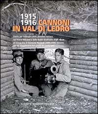 1915-1916 cannoni in Val di Ledro. Diario per immagini della presenza italiana sul fronte ledrense e delle basse giudicarie dagli album di fotografie.... Ediz. illustrata - Francesco Ricciardi - copertina