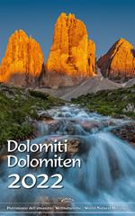 Dolomiti. Calendario-Dolomiten. Kalender 2022 30x48 Cm