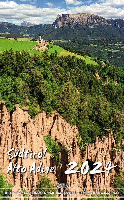 Südtirol Kalender 50x38 cm formato verticale. Ediz. a colori - Peter Malfertheiner - copertina