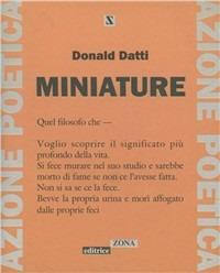 Miniature - Donald Datti - copertina