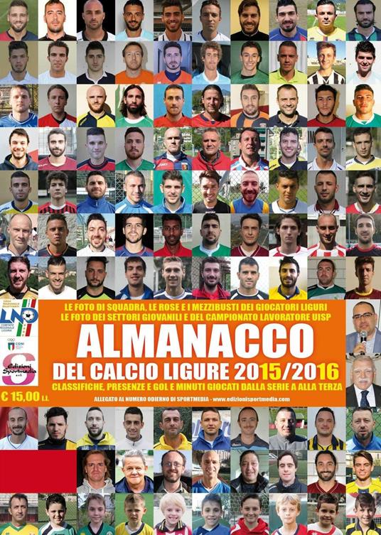 Almanacco del calcio e dello sport ligure 2015-2016 - copertina