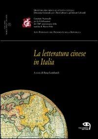 La letteratura cinese in Italia - copertina