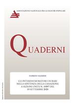 Gli interessi moratori usurari nella sentenza della Cassazione a Sezioni Unite n° 19597 del 19 settembre 2020