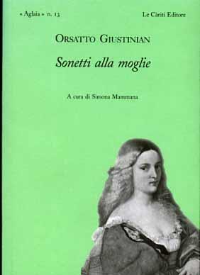 Sonetti alla moglie - Orsatto Giustinian - copertina