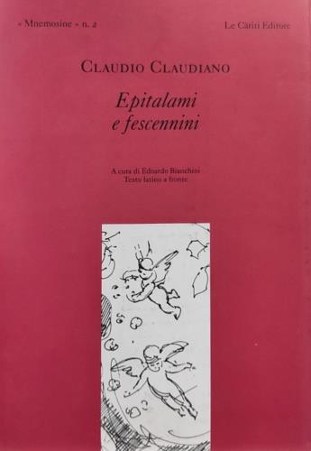 Epitalami e fescennini - Claudio Claudiano - copertina