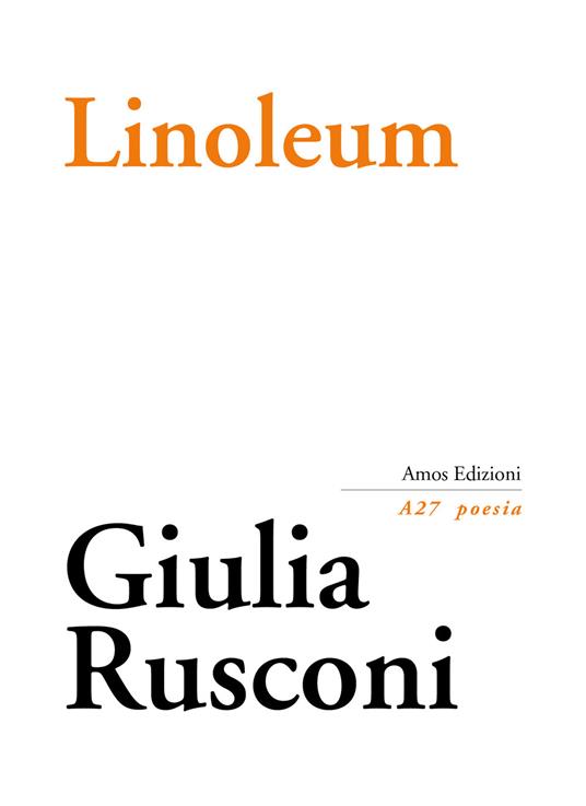 Linoleum - Giulia Rusconi - copertina