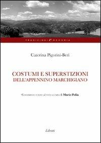 Costumi e superstizioni dell'Appennino marchigiano - Caterina Pigorini Beri - copertina