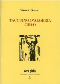 Taccuino d'Algeria (1944) - Vittorio Sereni - copertina