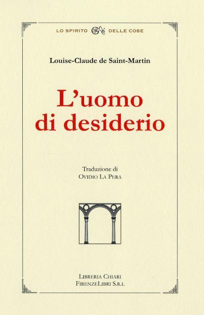L' uomo di Desiderio - Louis-Claude de Saint-Martin - copertina