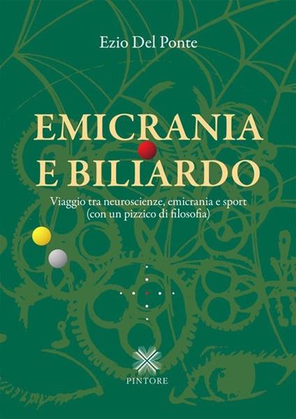 Emicrania e biliardo. Viaggio tra neuroscienze, emicrania e sport (con un pizzico di filosofia) - Ezio Del Ponte - copertina