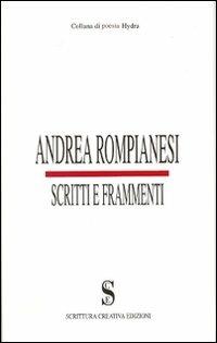 Scritti e frammenti - Andrea Rompianesi - copertina