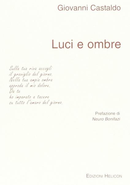 Luci e ombre - Giovanni Castaldo - copertina