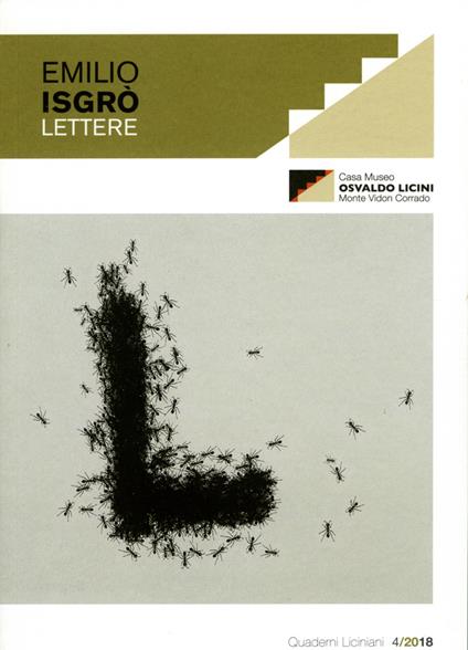 Emilio Isgrò-Osvaldo Licini. Lettere - copertina