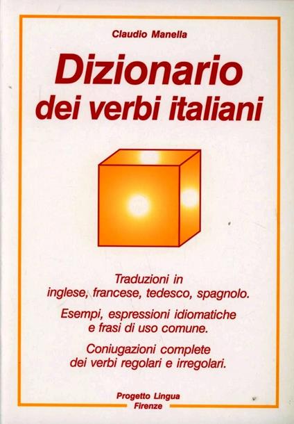 Dizionario dei verbi italiani - Claudio Manella - copertina