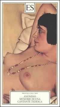 Memorie di una cantante tedesca - Anonimo - copertina