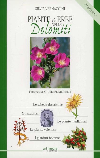 Piante e erbe nelle Dolomiti - Silvia Vernaccini - copertina