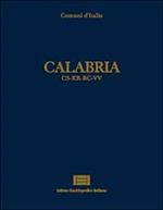 Comuni d'Italia. Vol. 5: Calabria (cs-Kr-Rc-Vv).