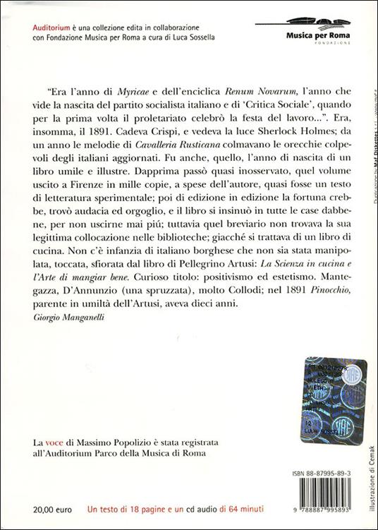 Il caso Artusi. Patologie italiane. Con CD Audio - Massimo Popolizio - 2