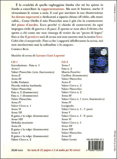 Pinocchio. Con 2 CD Audio - Carmelo Bene - 2