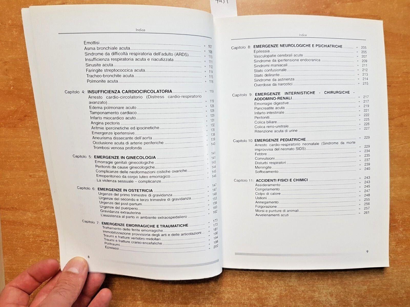 Manuale pratico di primo soccorso nelle emergenze medico-chirurgiche