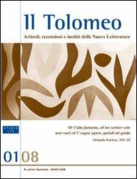 Il Tolomeo. Articoli, recenzioni e inediti delle nuove letterature. Ediz. bilingue. Vol. 8 - copertina