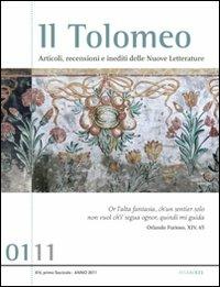 Il Tolomeo. Articoli, recensioni e inediti delle nuove letterature (2011). Ediz. italiana e inglese. Vol. 1 - copertina