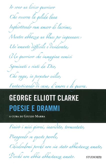 Poesie e drammi - George Elliott Claeke - copertina