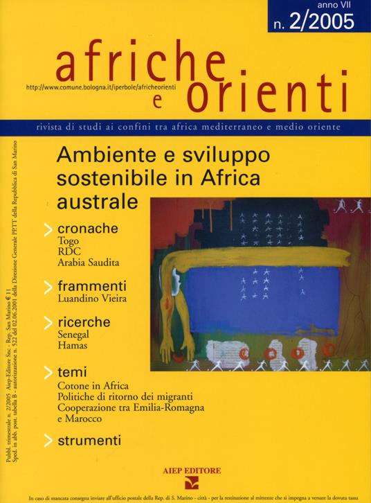 Afriche e Orienti (2005). Vol. 2: Ambiente e sviluppo sostenibile in Africa australe - copertina
