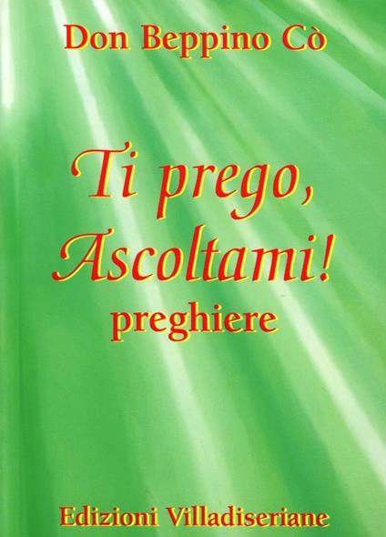 Ti prego, ascoltami! Preghiere - Beppino Co - copertina