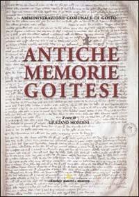 Antiche memorie goitesi - copertina