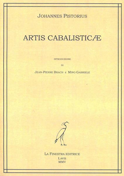 Artis cabalisticae - Johannes Pistorius - copertina