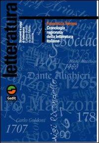 Cronologia ragionata della letteratura italiana - Francesca Tomasi - copertina