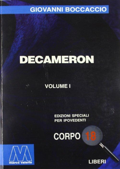 Il Decameron. Ediz. per ipovedenti - Giovanni Boccaccio - copertina