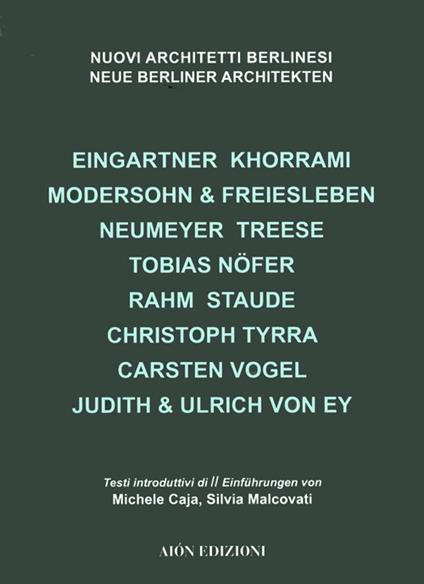 Nuovi architetti berlinesi - copertina