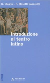 Introduzione al teatro latino - copertina