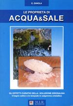 Le proprietà di acqua & sale. Gli effetti curativi della soluzione salina, il bagno salino e le lampade in salgemma cristallino