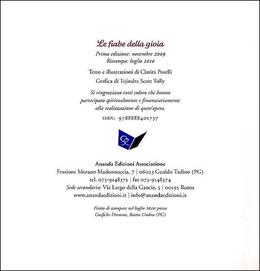 Le fiabe della gioia.. Vol. 1 - Clarita Poselli - 2