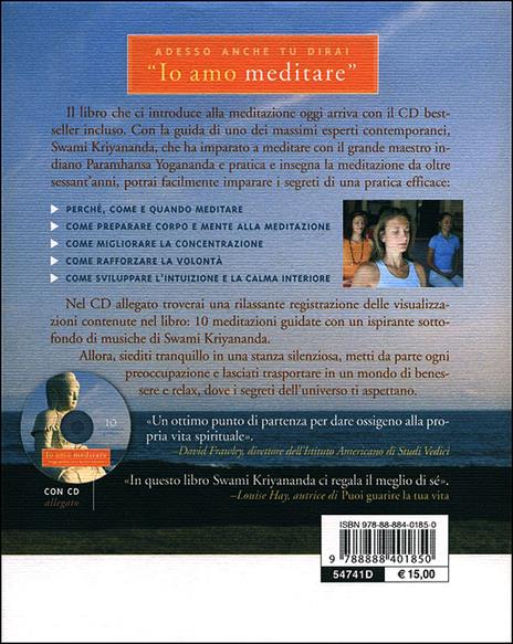Io amo meditare. Guida pratica alla pace interiore. Con CD Audio - Kriyananda Swami - 3