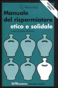 Manuale del risparmiatore etico e solidale - copertina