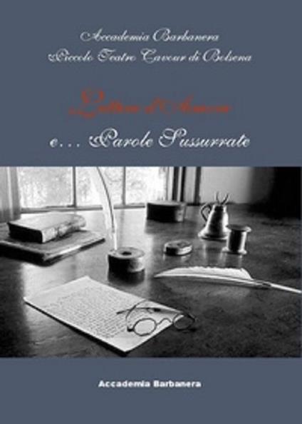 Lettere d'amore e... parole sussurrate - copertina