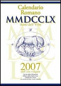 Calendario romano MMDCCLX anno dell'Urbe, 2007 dell'era volgare - copertina