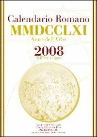 Kalendarium 2008. Calendario romano 2008 - copertina