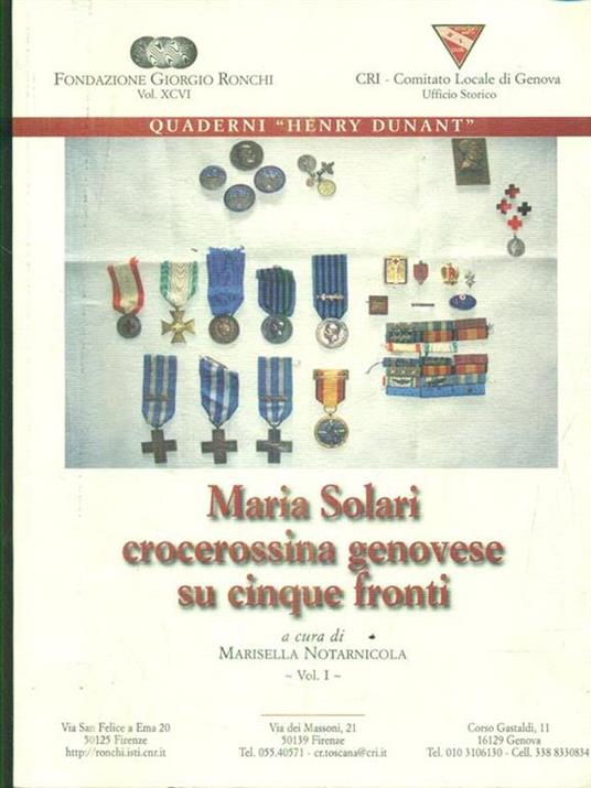 Maria Solari, crocerossina genovese su cinque fronti. Diario di guerra di una infermiera - 2