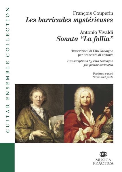 Les barricades mystérieuses-Sonata «La follia». Partiture e parti. Ediz. italiana e inglese - Couperin François,Antonio Vivaldi - copertina