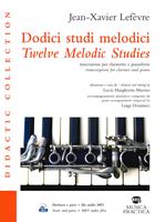 Dodici studi melodici. Ediz.italiana e inglese. Con Audio