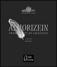 Aphorizein. Frammenti di saggezza - copertina