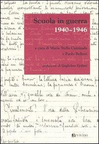 Scuola in guerra 1940-1946 - copertina